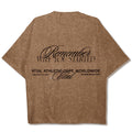 Oversized Pump Cover T-Shirt - Vintage Remember Why You Started Latte Acid T