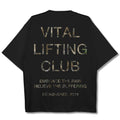 Oversized Pump Cover T-Shirt - Vital Lifting Club Black/Woodland Camo