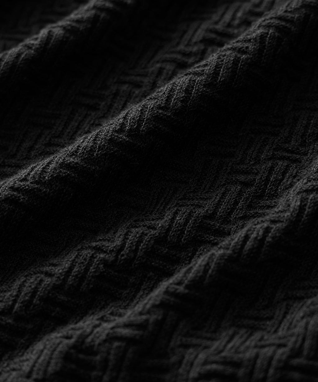 Textured Linen Montauk Sweater Polo