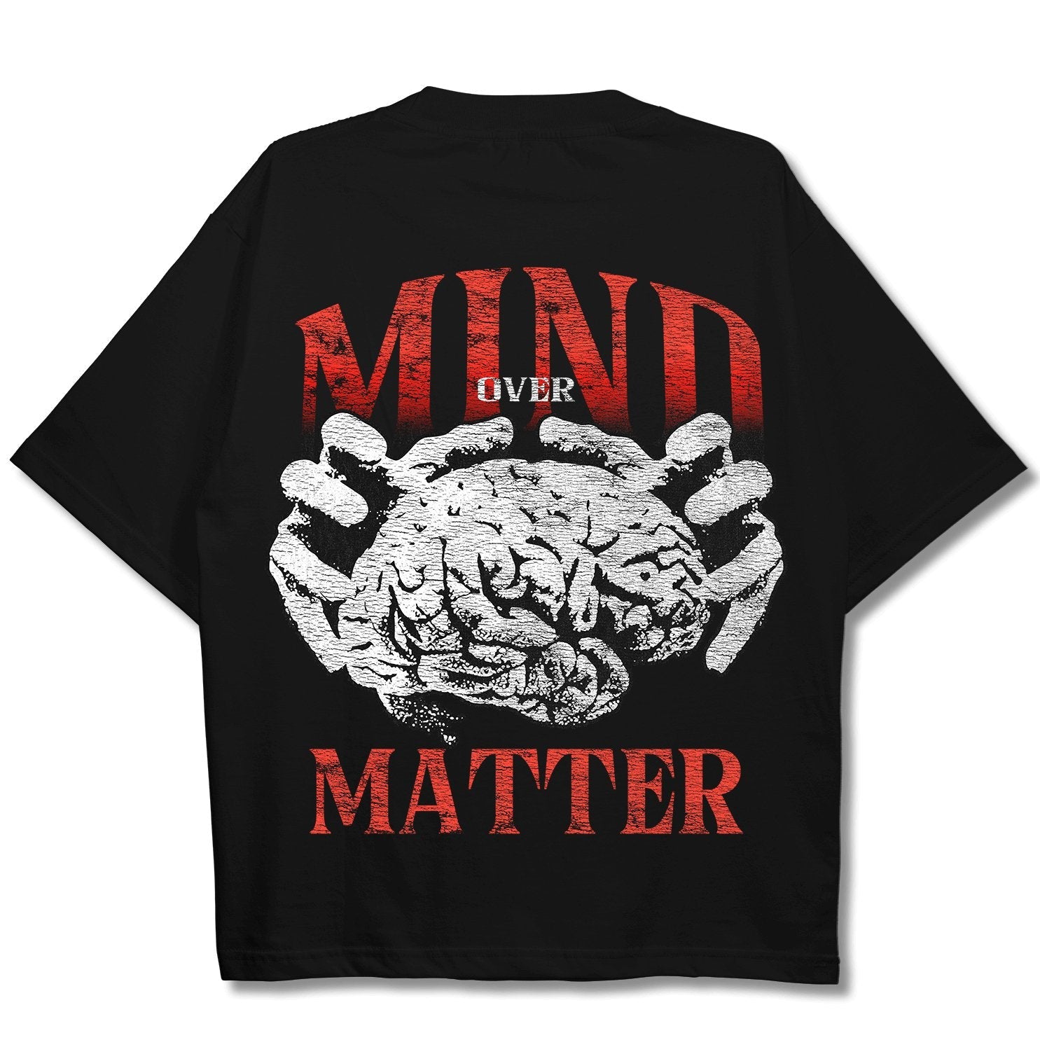 Oversized Pump Cover T-Shirt - Mind Over Matter