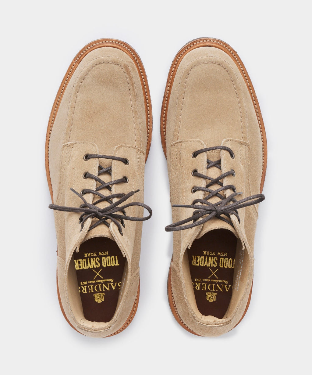 Todd Snyder x Sanders Apron Suede Boot