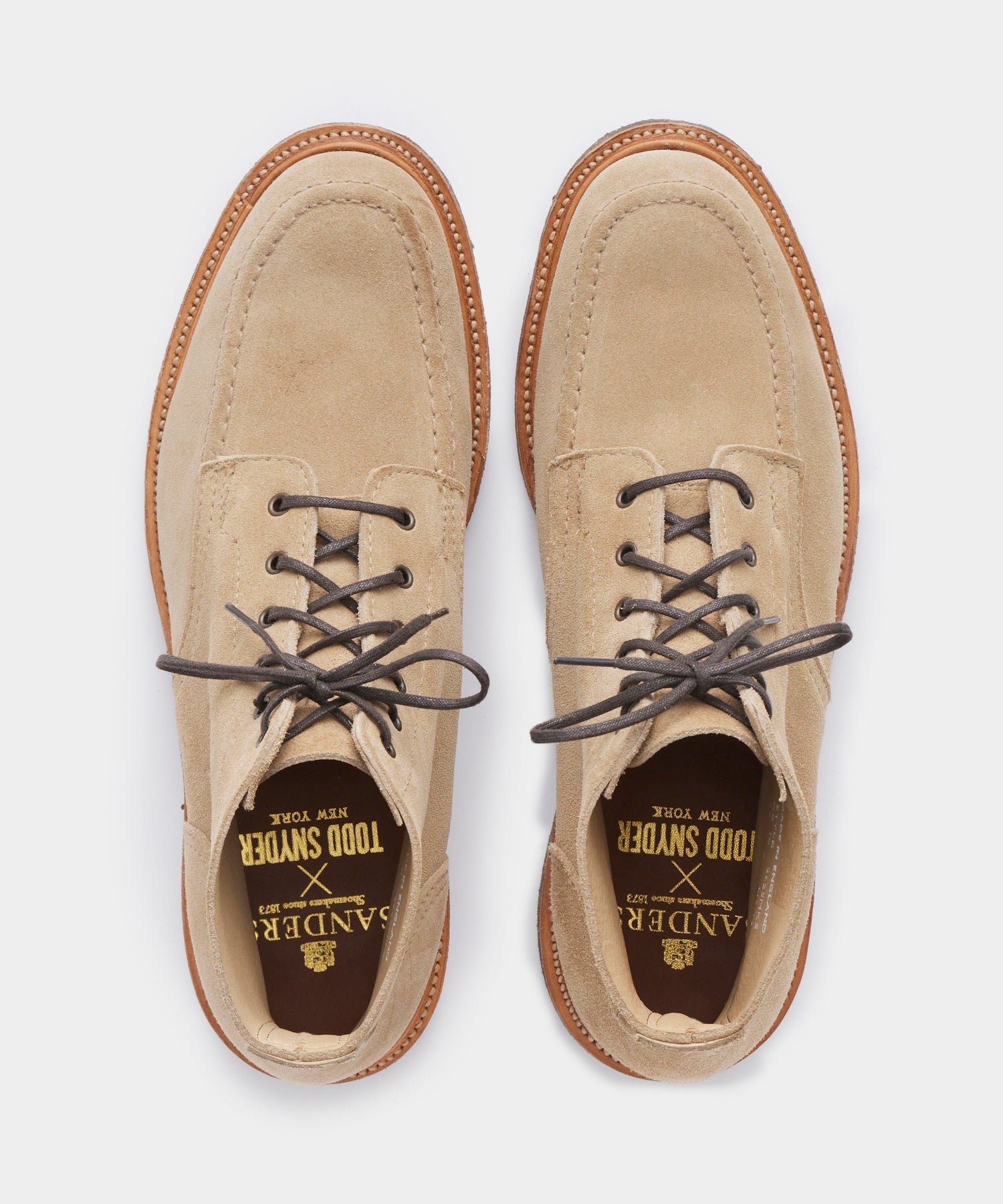 Todd Snyder x Sanders Apron Suede Boot