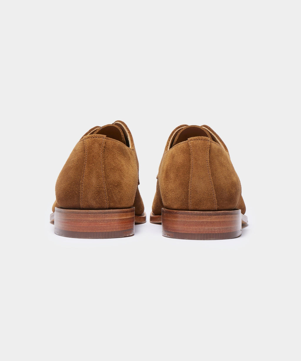 Todd Snyder x Sanders Archie Unconstructed Lace-Up Suede Derby