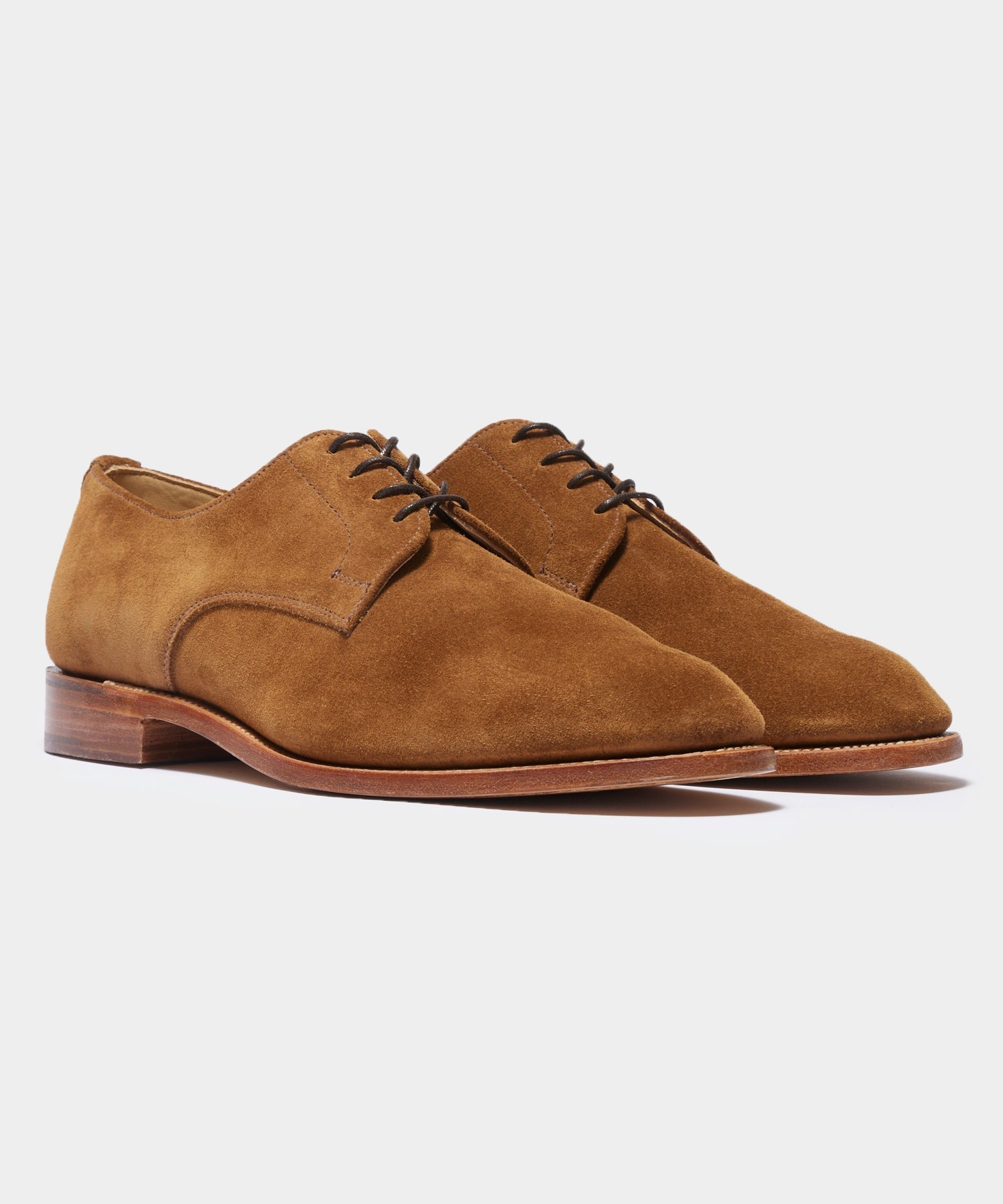Todd Snyder x Sanders Archie Unconstructed Lace-Up Suede Derby
