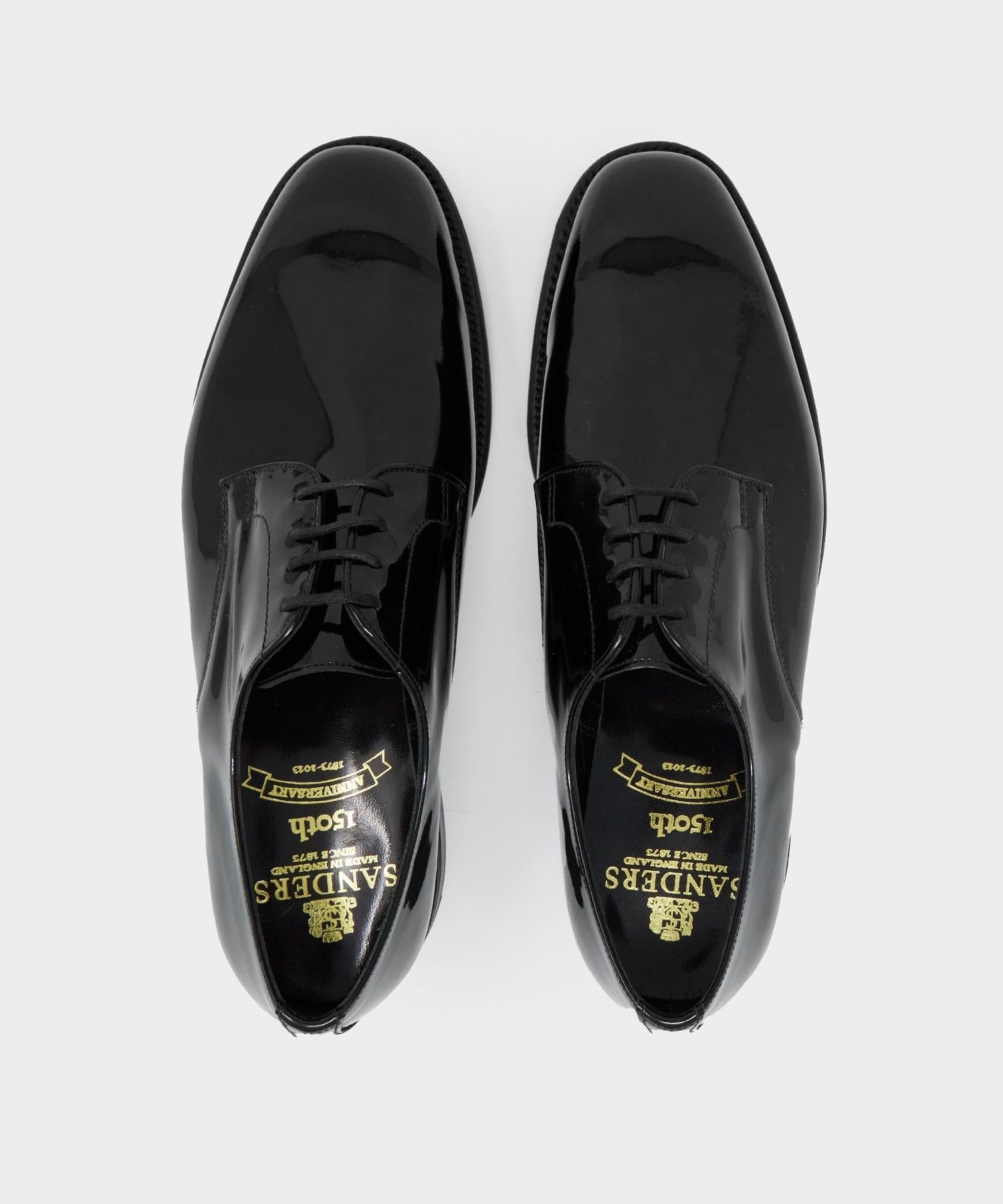 Todd Snyder x Sanders Patent Leather Gibson Derby