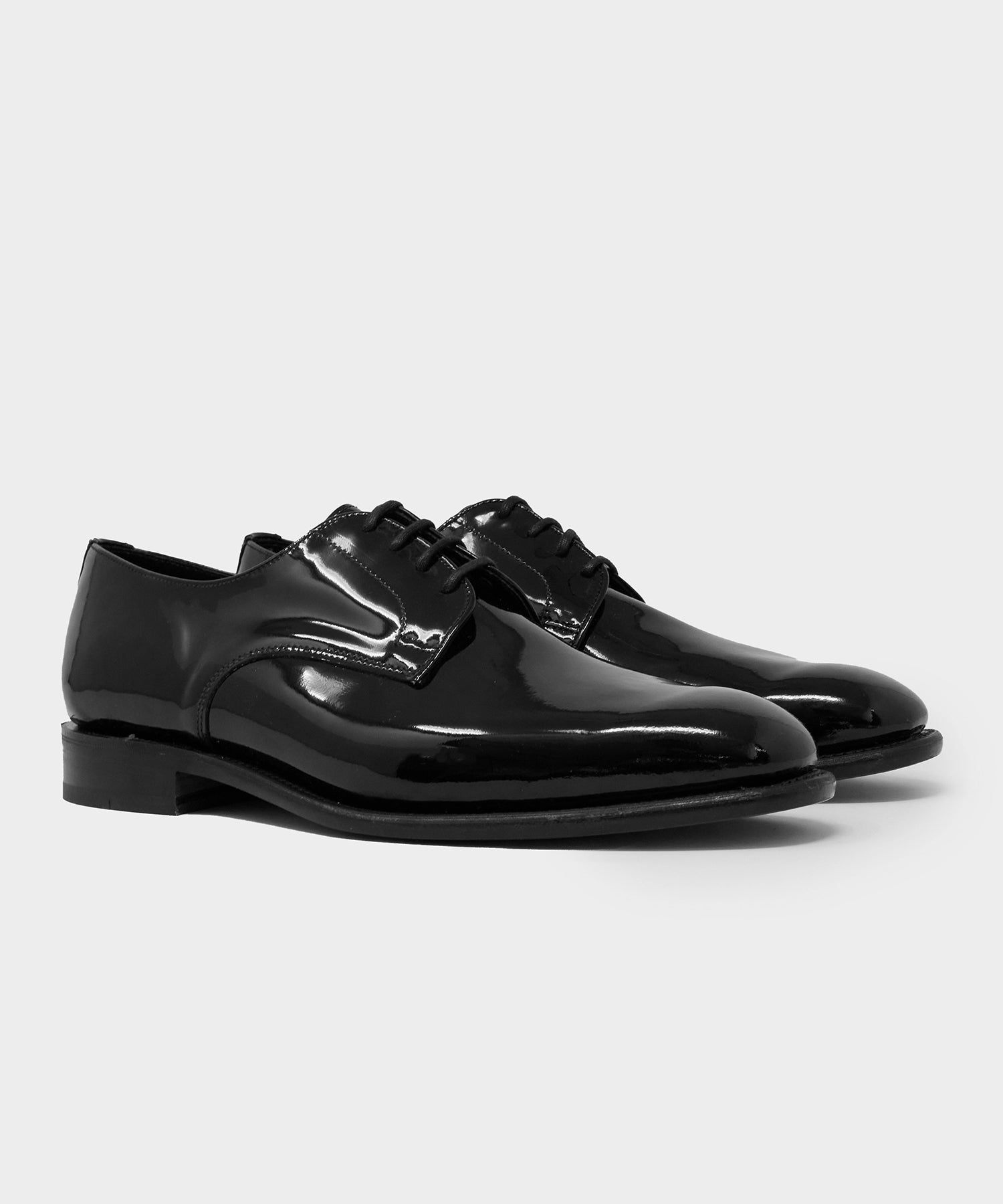 Todd Snyder x Sanders Patent Leather Gibson Derby