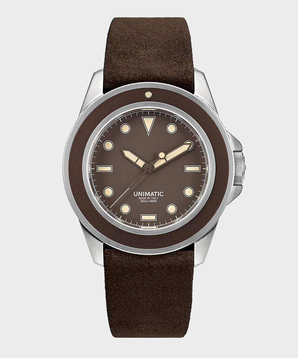 Unimatic U1S Modello Uno Watch in Brown