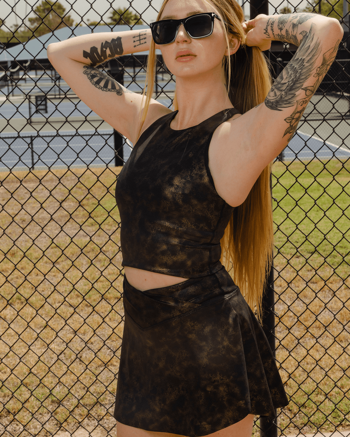 Women's 24K Gold Crop Top