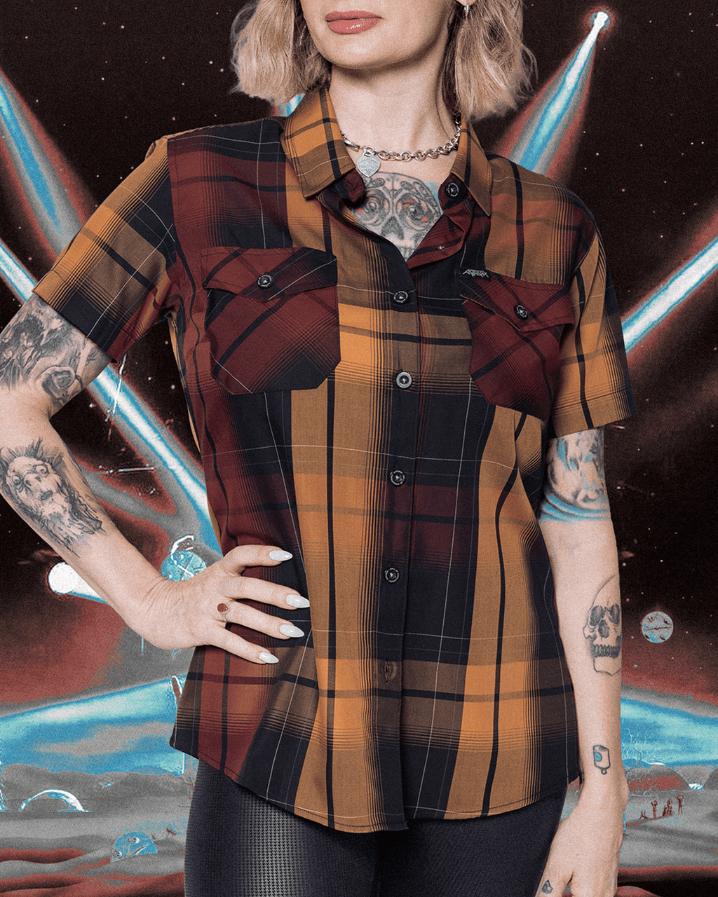Women's Anthrax: Persistence of Time Bamboo Short Sleeve