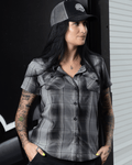 Women's Asphalt Bamboo Short Sleeve