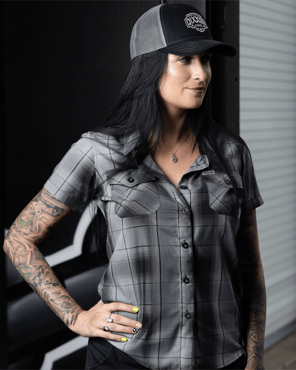 Women's Asphalt Bamboo Short Sleeve