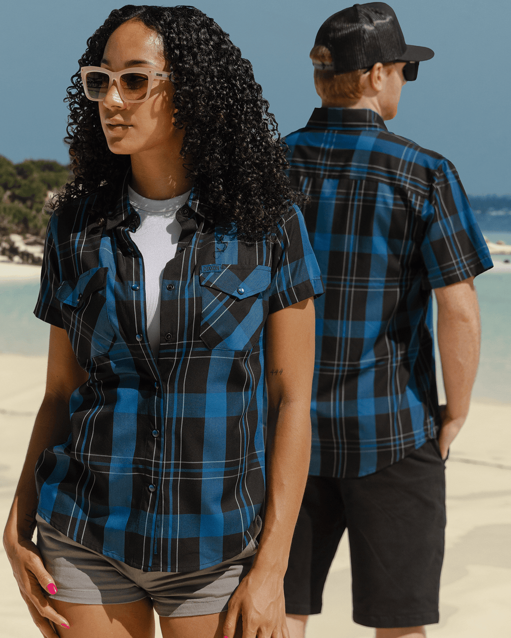 Women's Black Sea Bamboo Short Sleeve