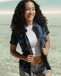 Women's Black Sea Bamboo Short Sleeve