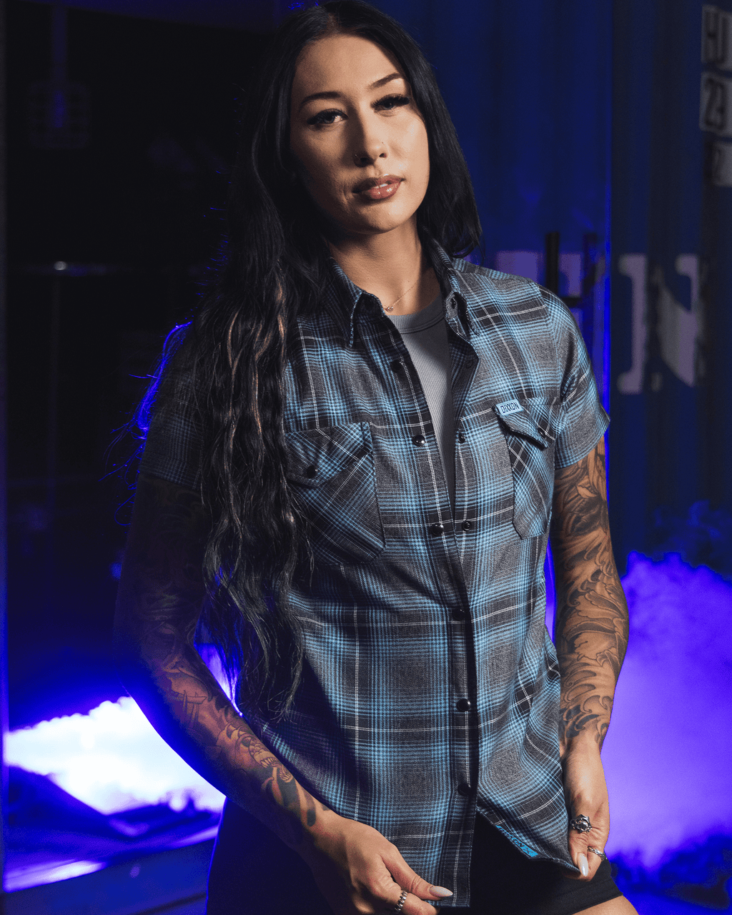 Women's Cyanide 3.0 Short Sleeve Flannel