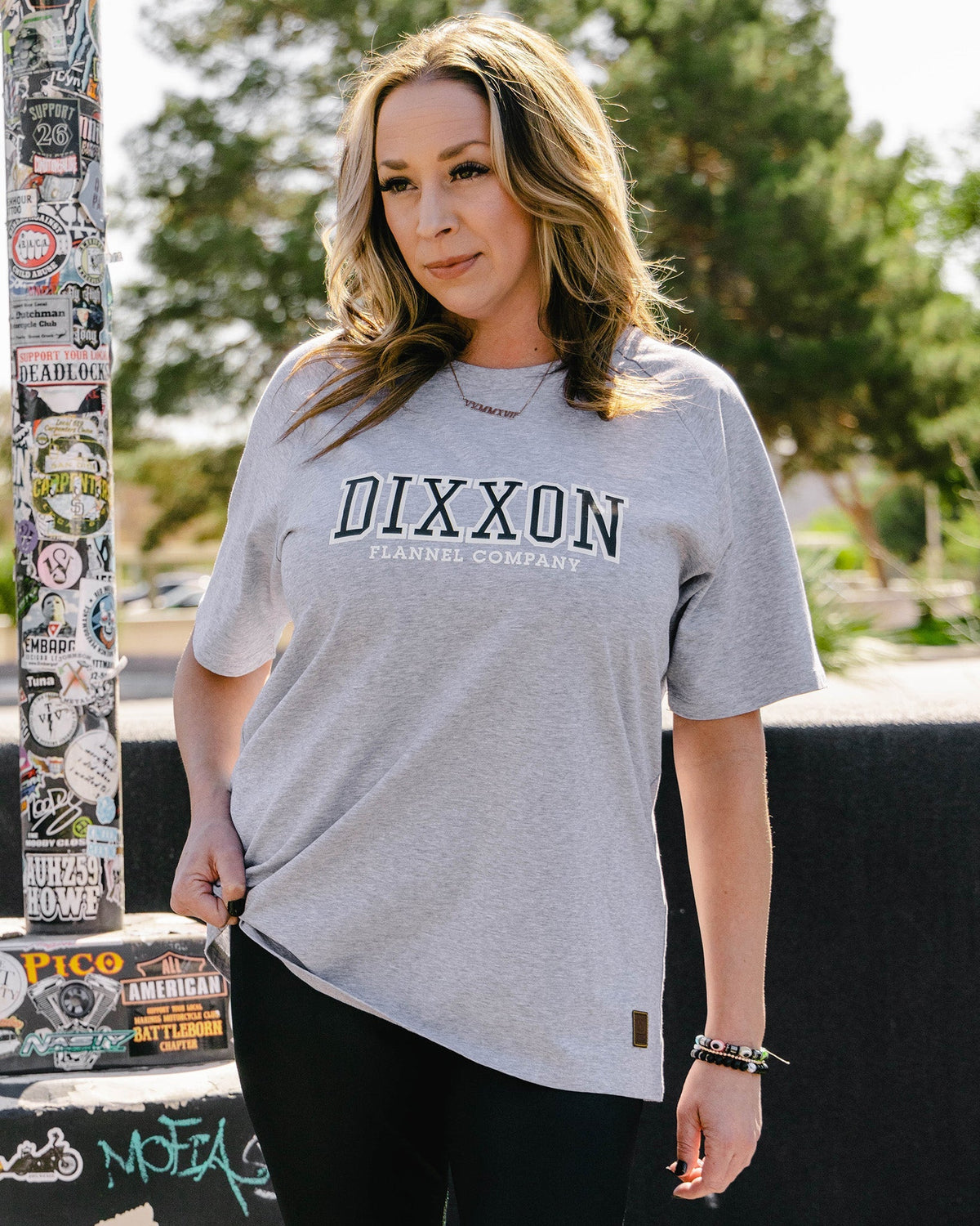 Women's DFCO Acid Wash T-Shirt - Gray