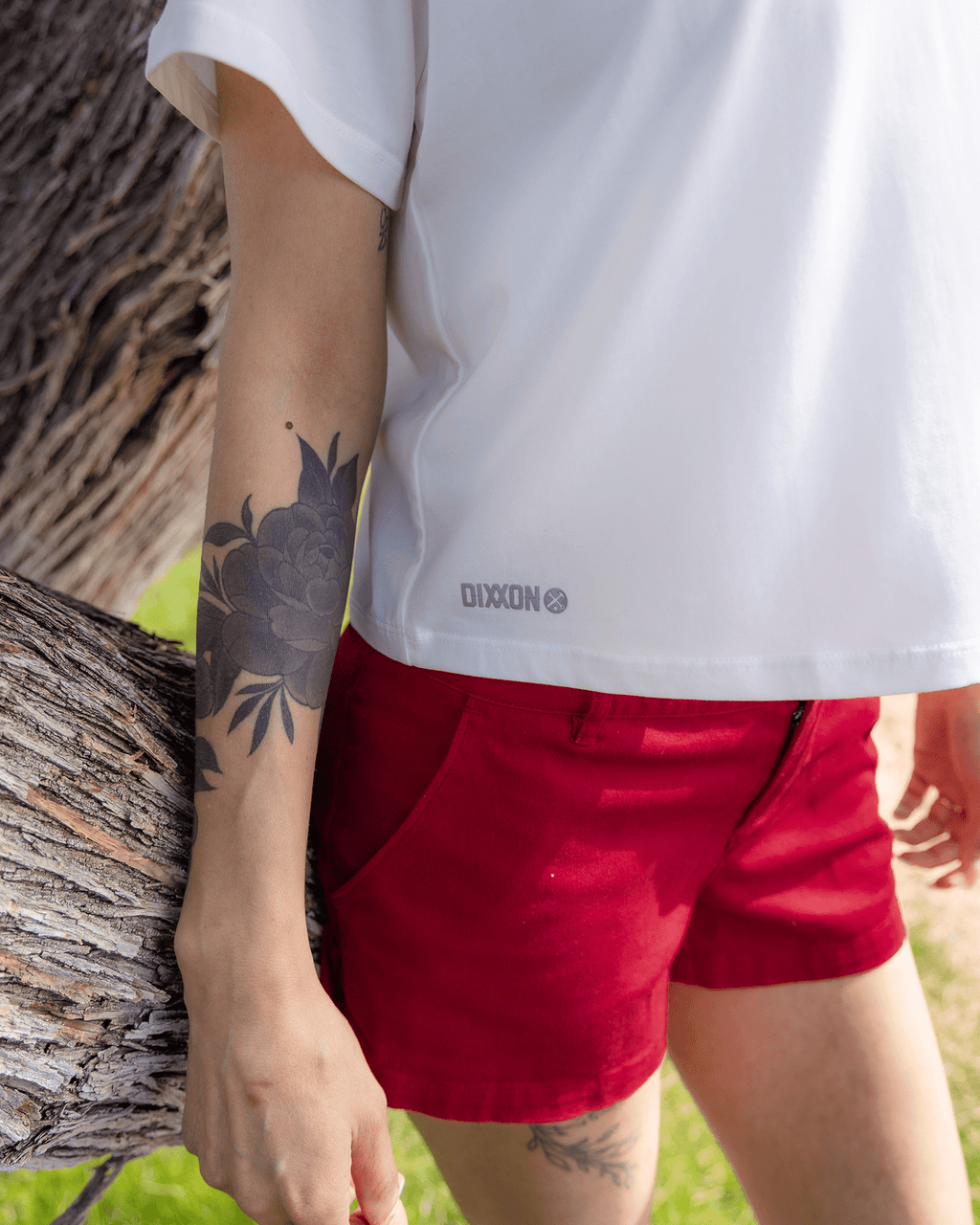 Women's Essential Cropped Tee - White