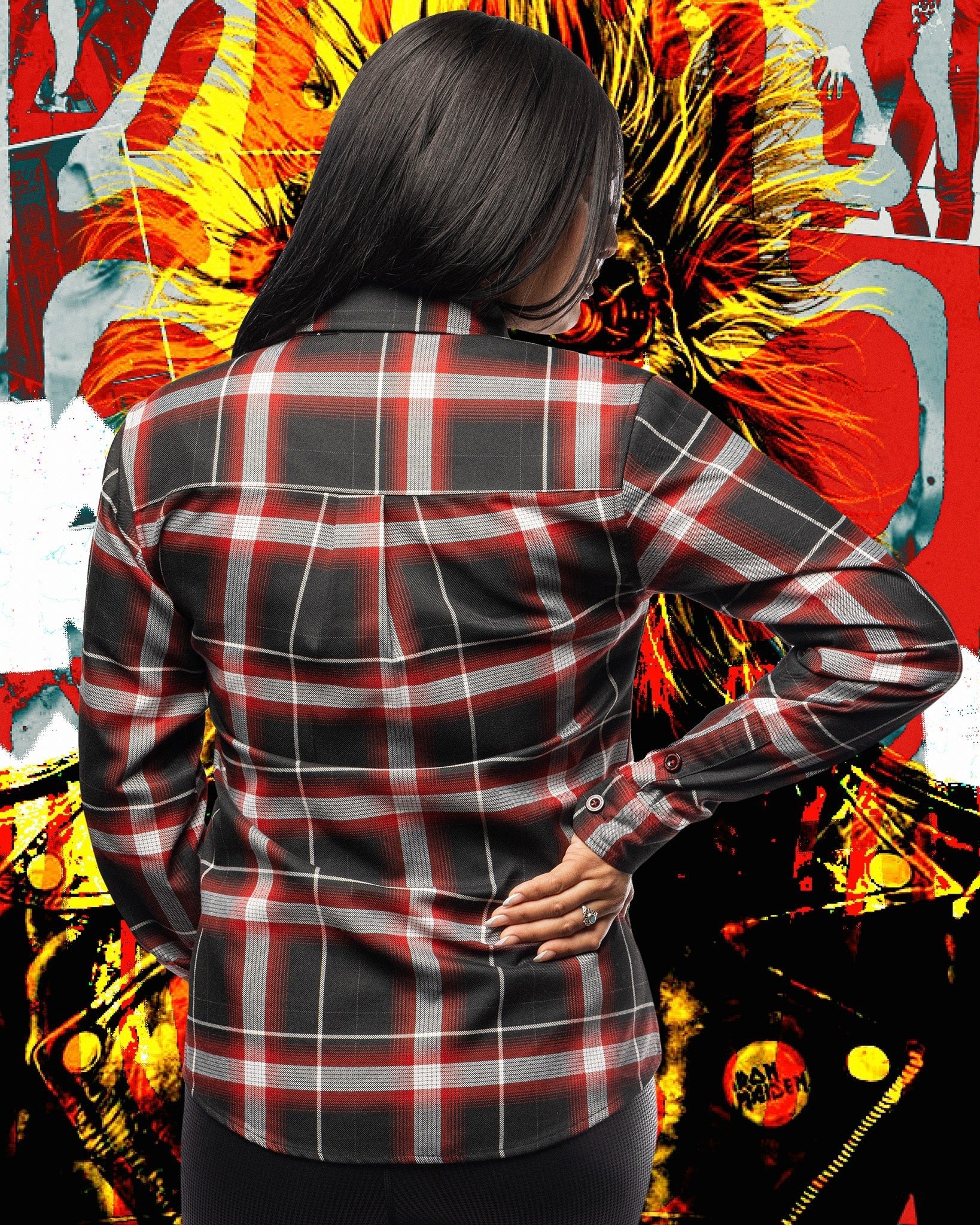 Women's Iron Maiden 50th Anniversary Flannel