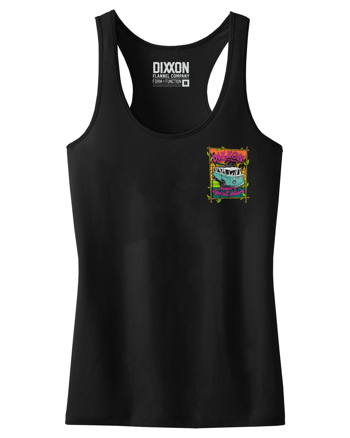Women's Keepin' the Van Spirit Alive Fitted Tank - Black