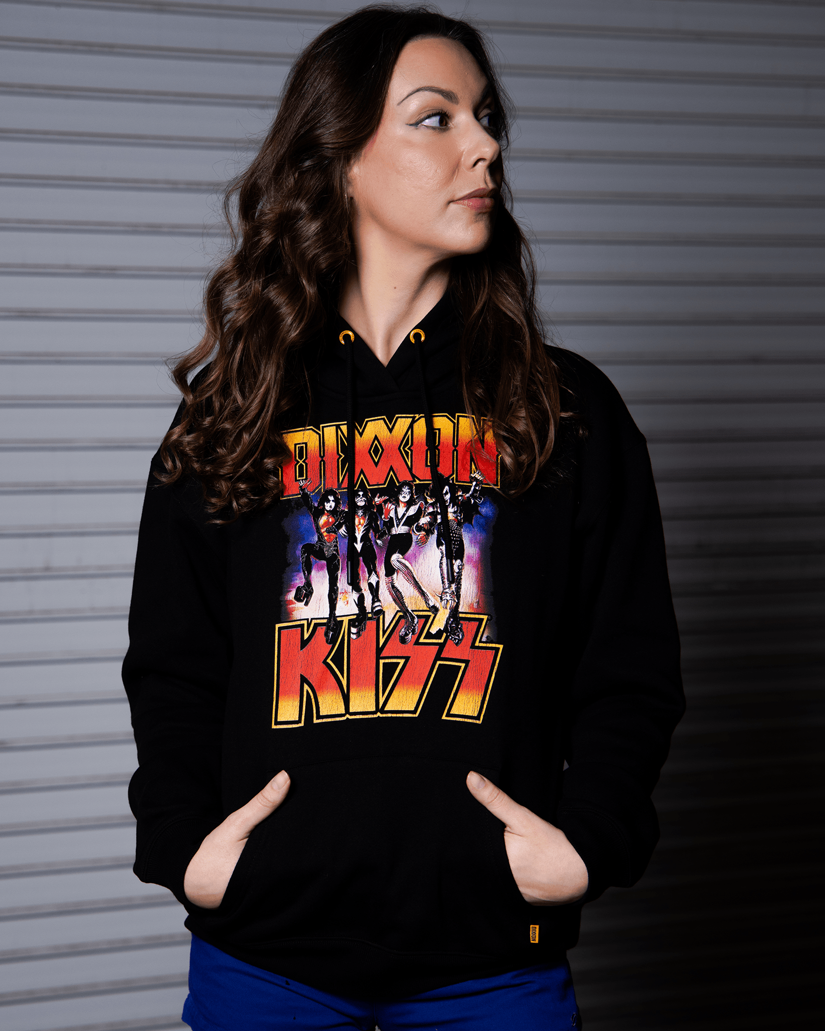 Women's KISS Destroyer Pullover Hoodie - Black