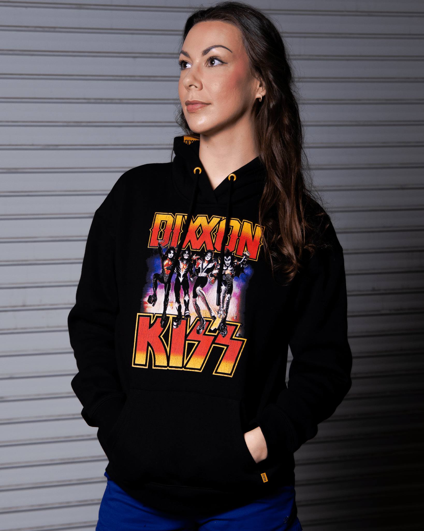 Women's KISS Destroyer Pullover Hoodie - Black