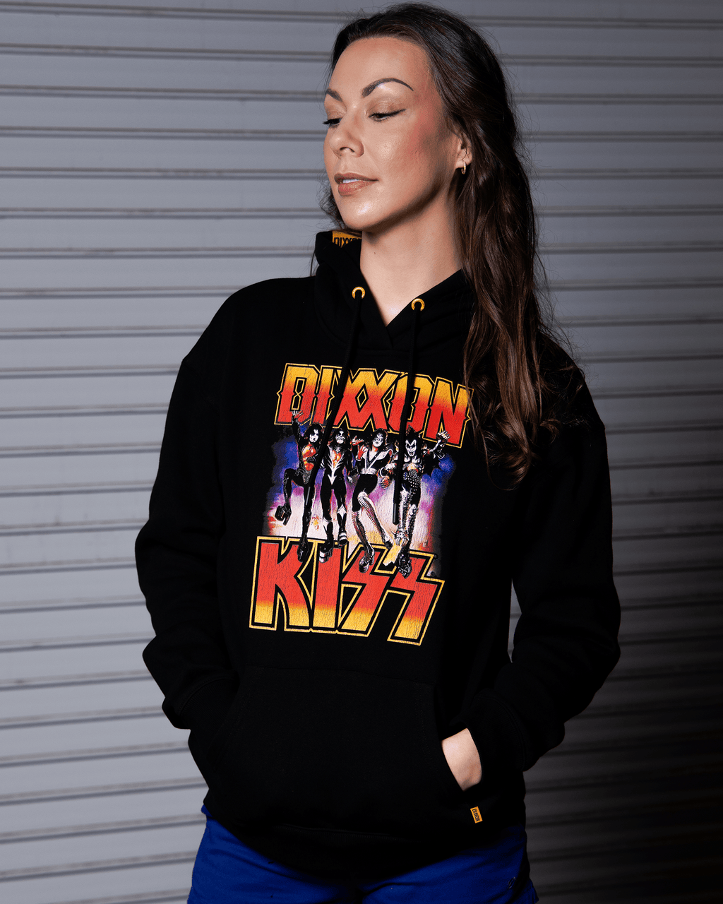 Women's KISS Destroyer Pullover Hoodie - Black