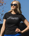 Women's Lightning Fitted Tee - Black