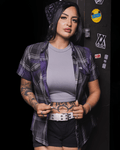 Women's Menace Short Sleeve Flannel