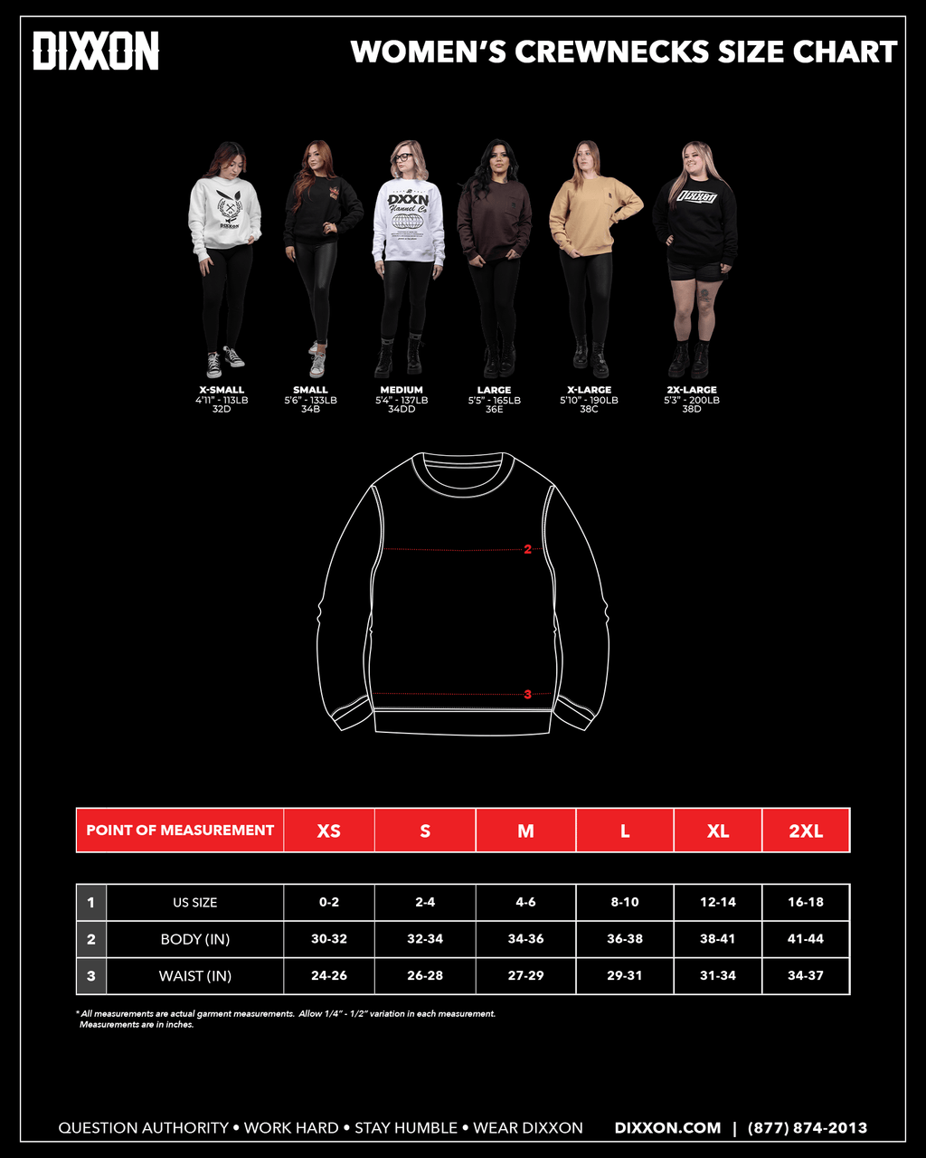 Women's DFCO Cropped Crewneck Sweatshirt - Black