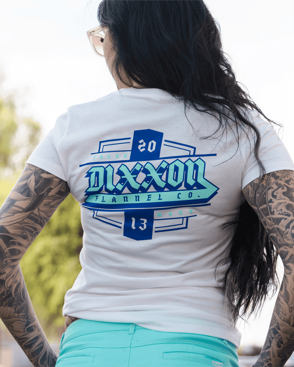 Women's Razors Edge Fitted Tee - White