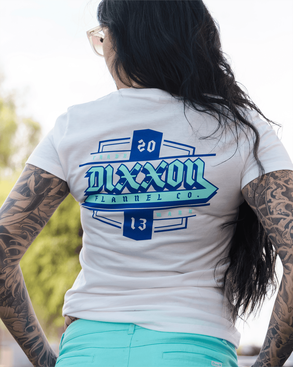 Women's Razors Edge Fitted Tee - White