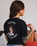 Women's Sacrifice Crop Top - Black