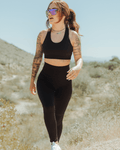 Women's Seamless Leggings - Black