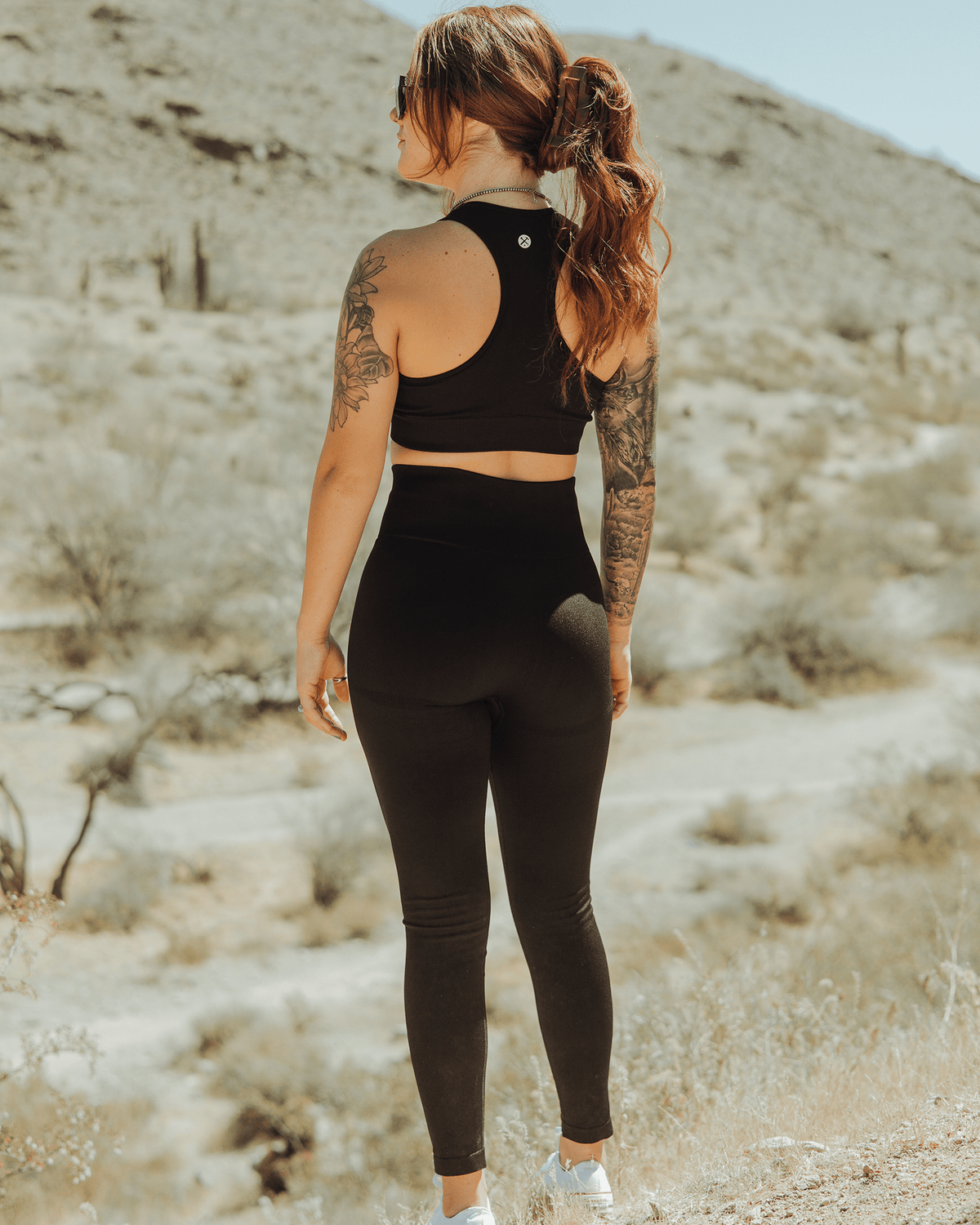 Women's Seamless Sports Bra - Black