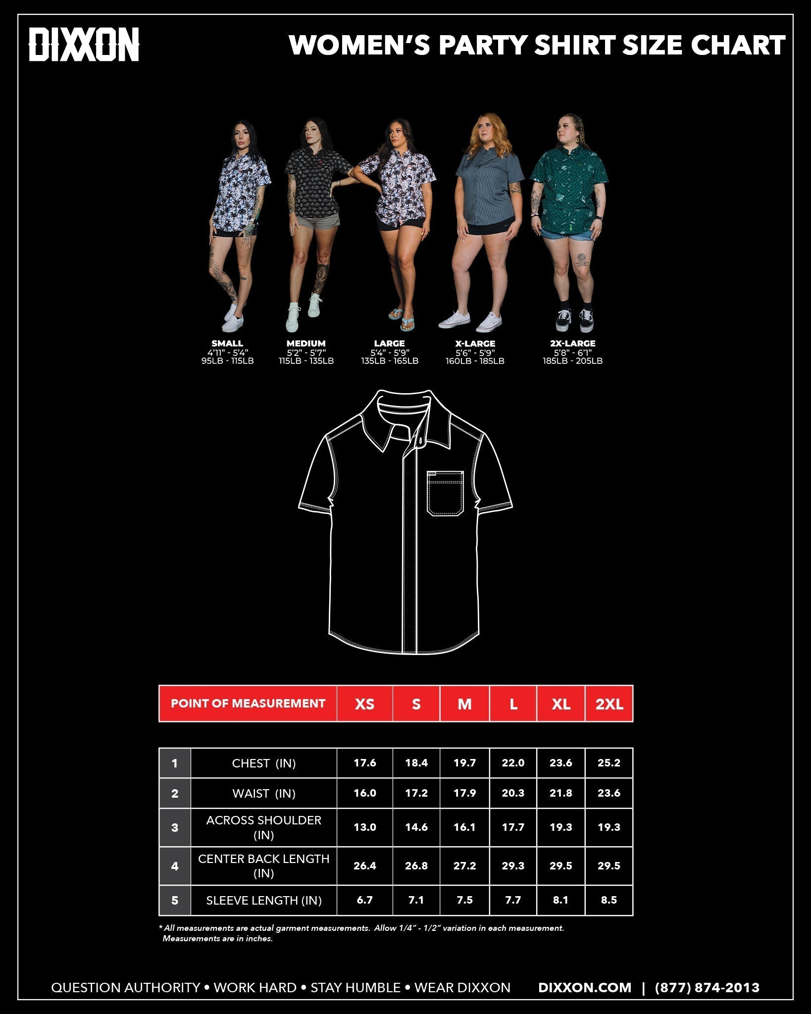 Women's Small Block Party Shirt