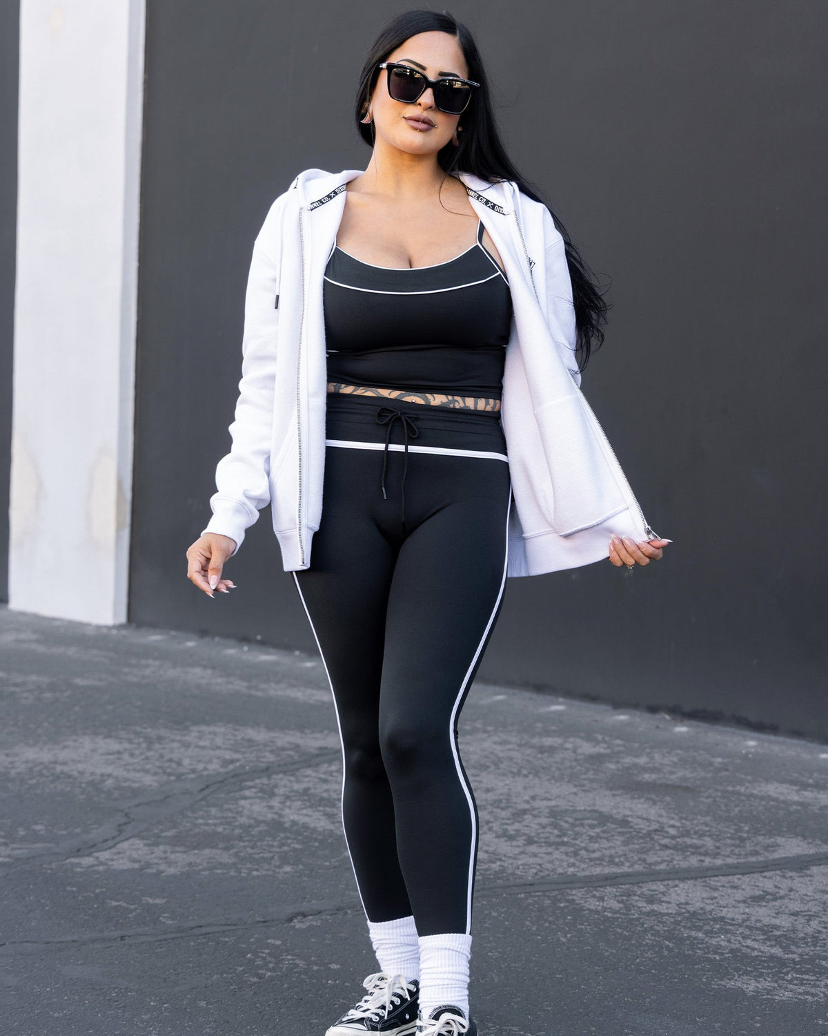 Women's Weekender Leggings - Black & White