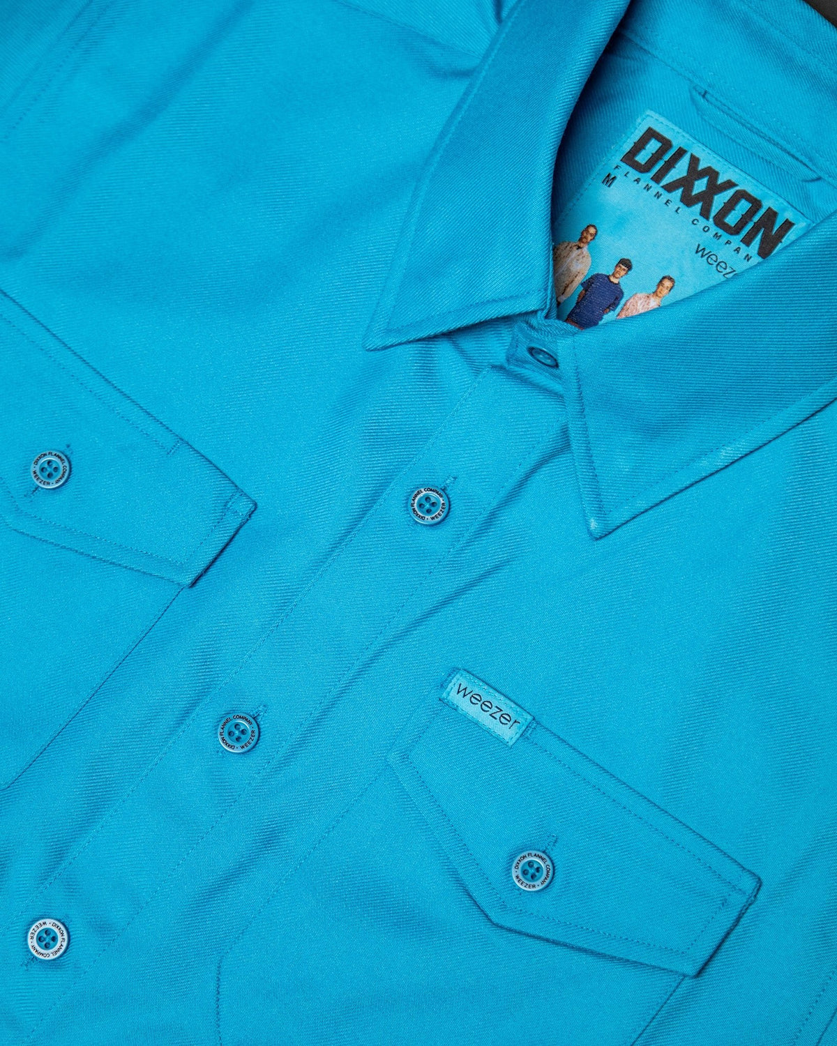 Women's Weezer Blue Album Flannel