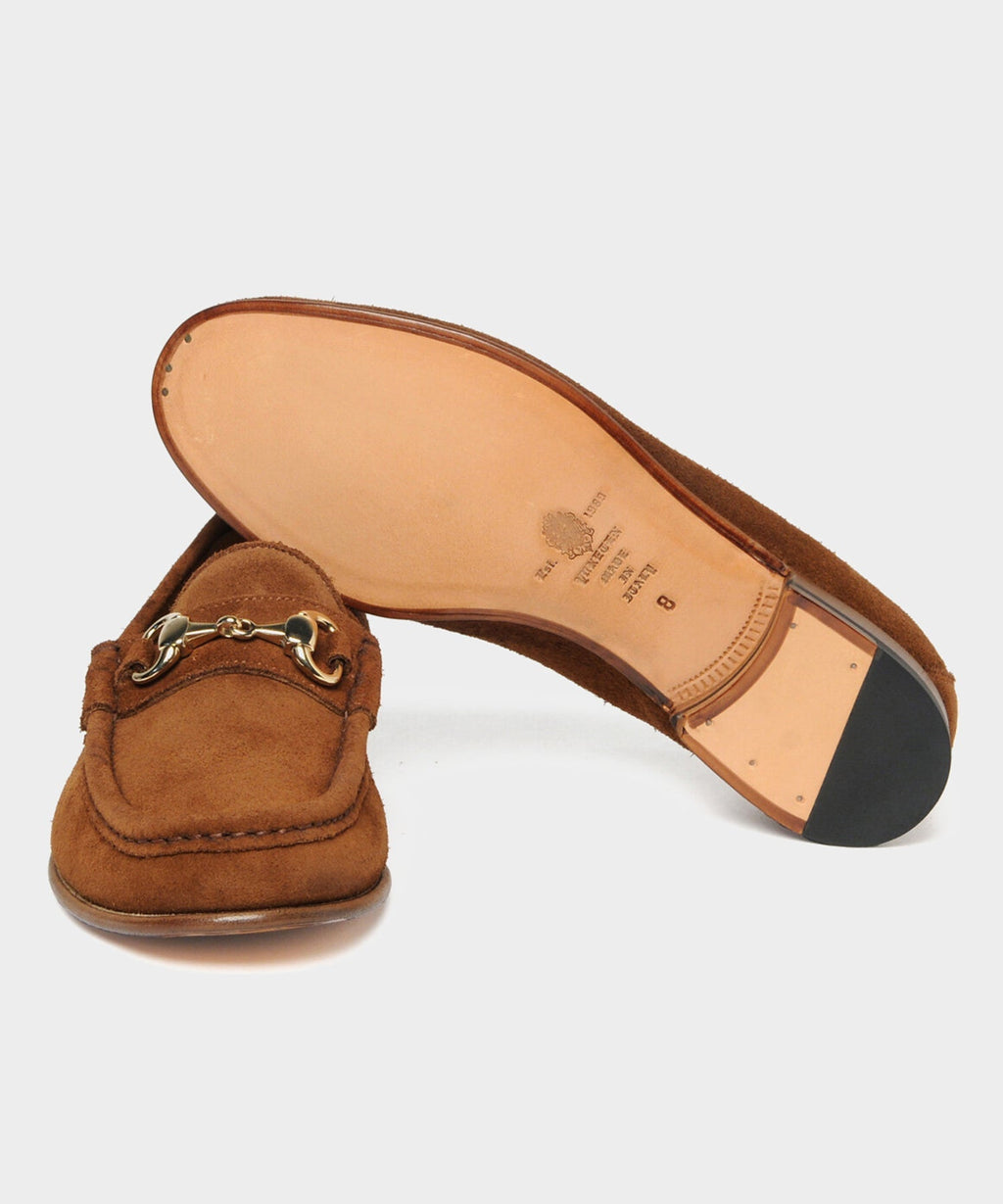 Yuketen Moc Ischia Horsebit Suede Loafer